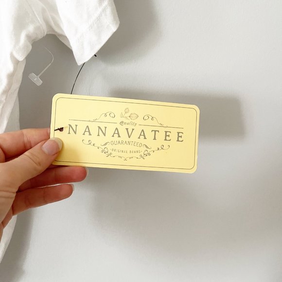 ✨ NWT White Cinched Tee | Nanavatee - Picture 3 of 3